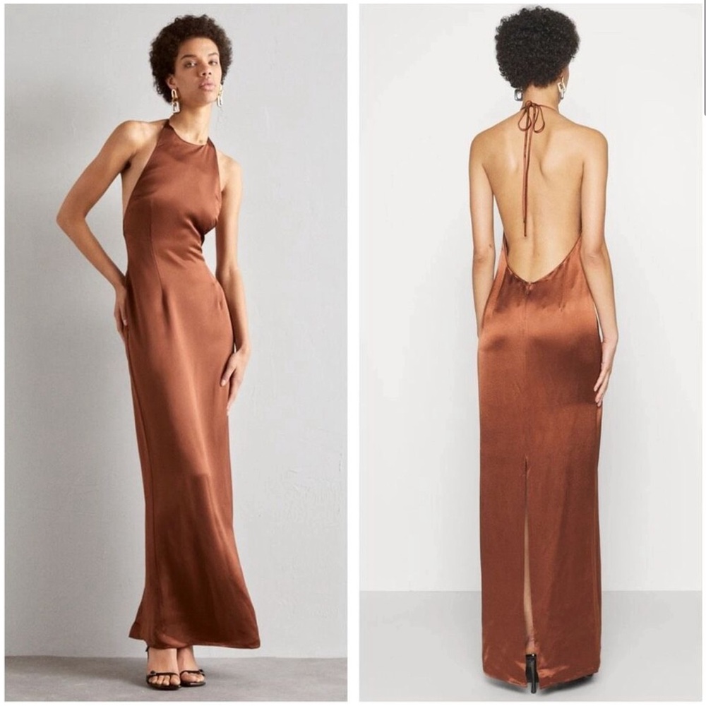 Staud Janet Dress | Brown